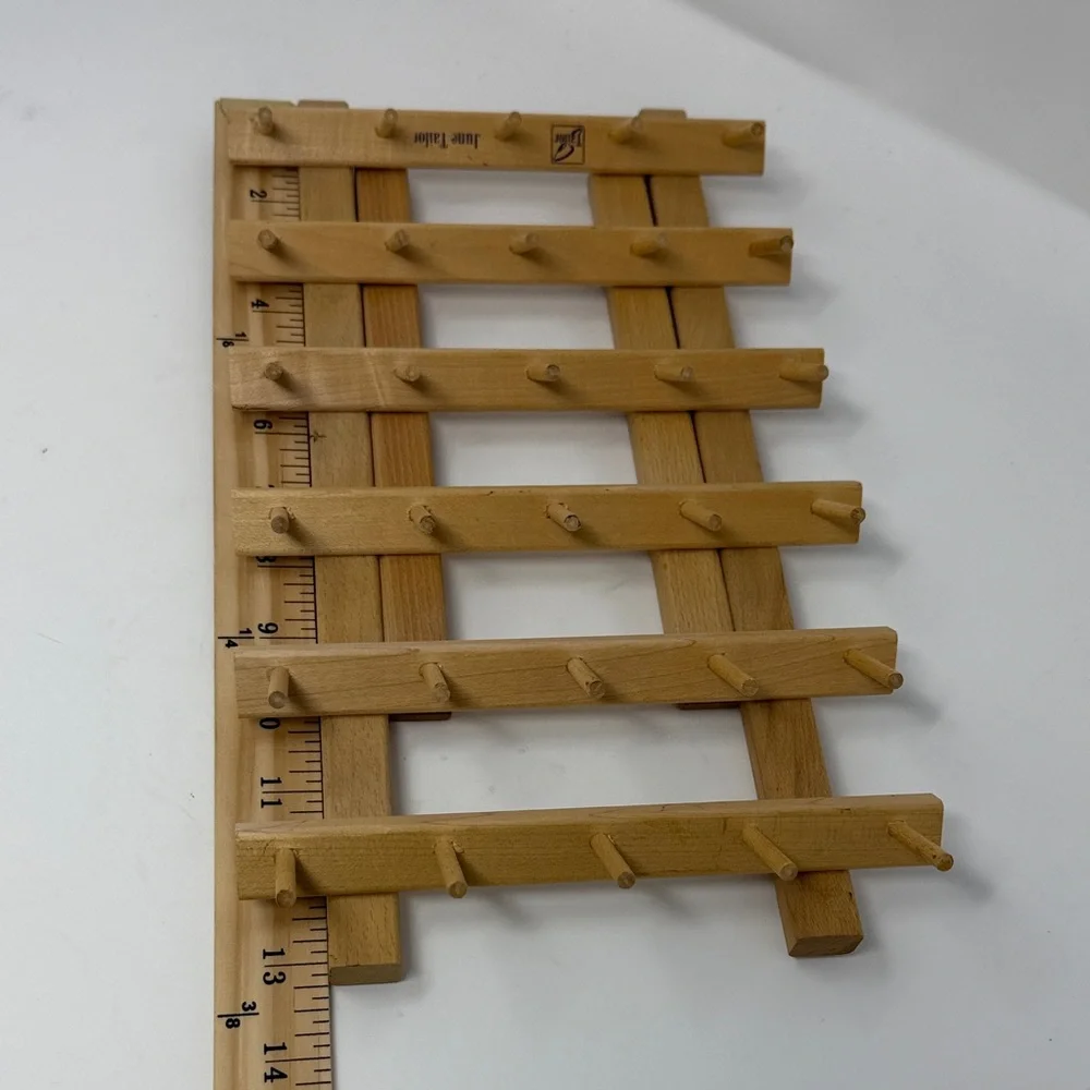 June Tailor wood Thread Spool Organizer